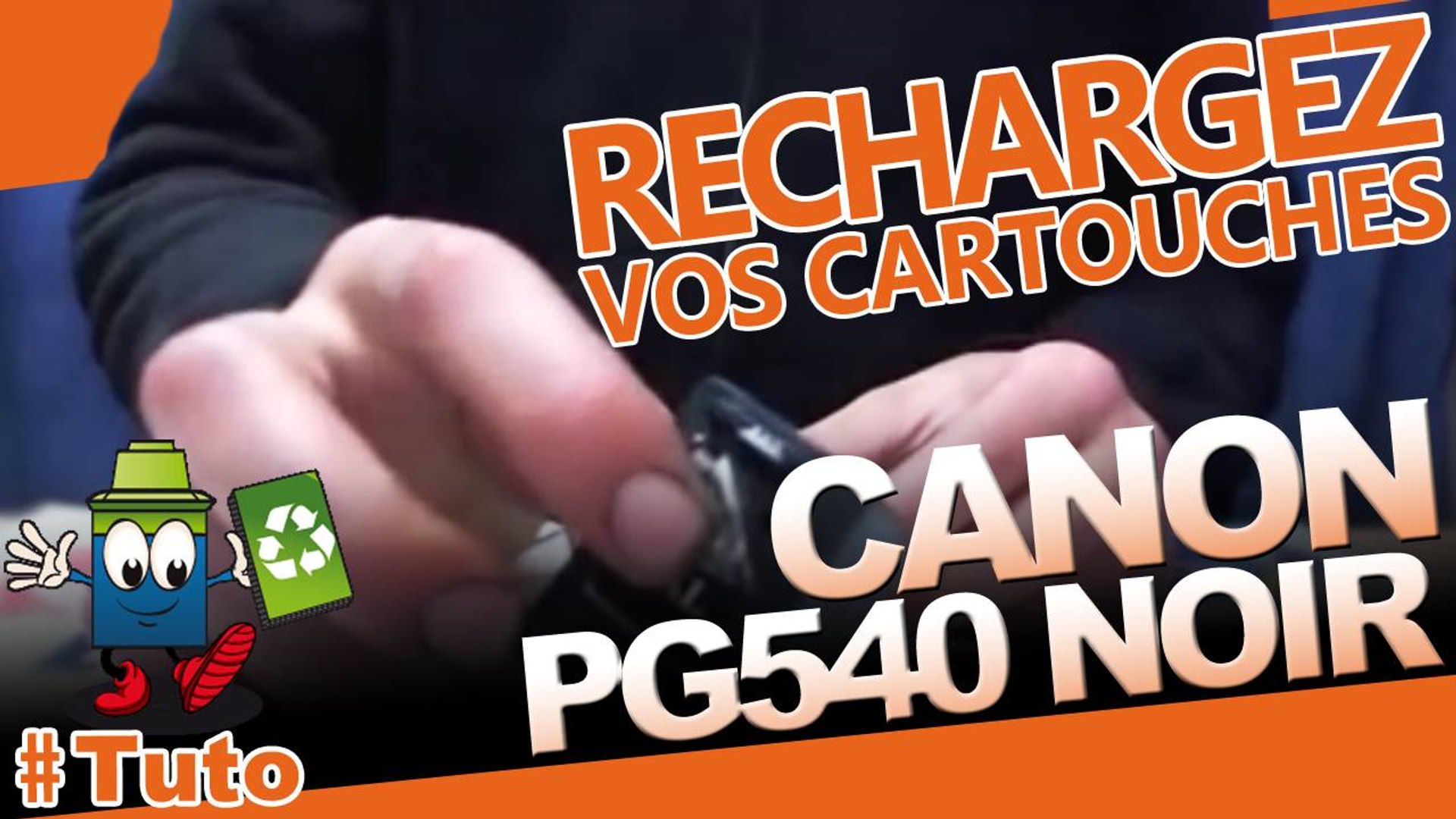Comment recharger une cartouche Canon PG-540 - Vidéo Dailymotion