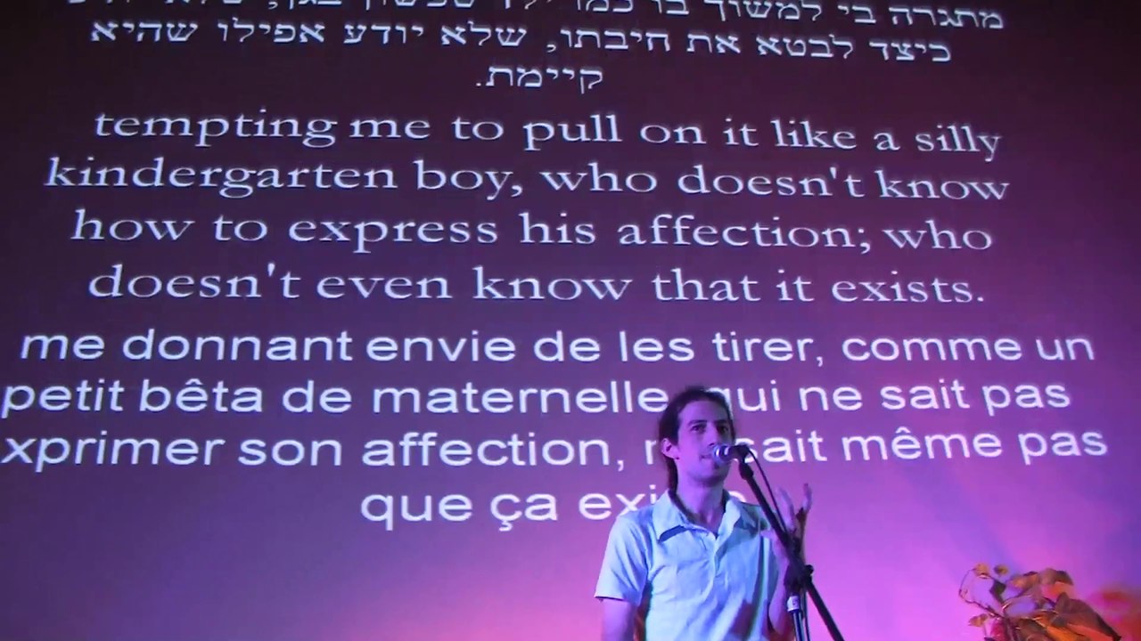 CDM 2014 Round 1 - Renan Gross (Israël) - 2éme Tour - A la fille qui est assise devant moi en combinatoire