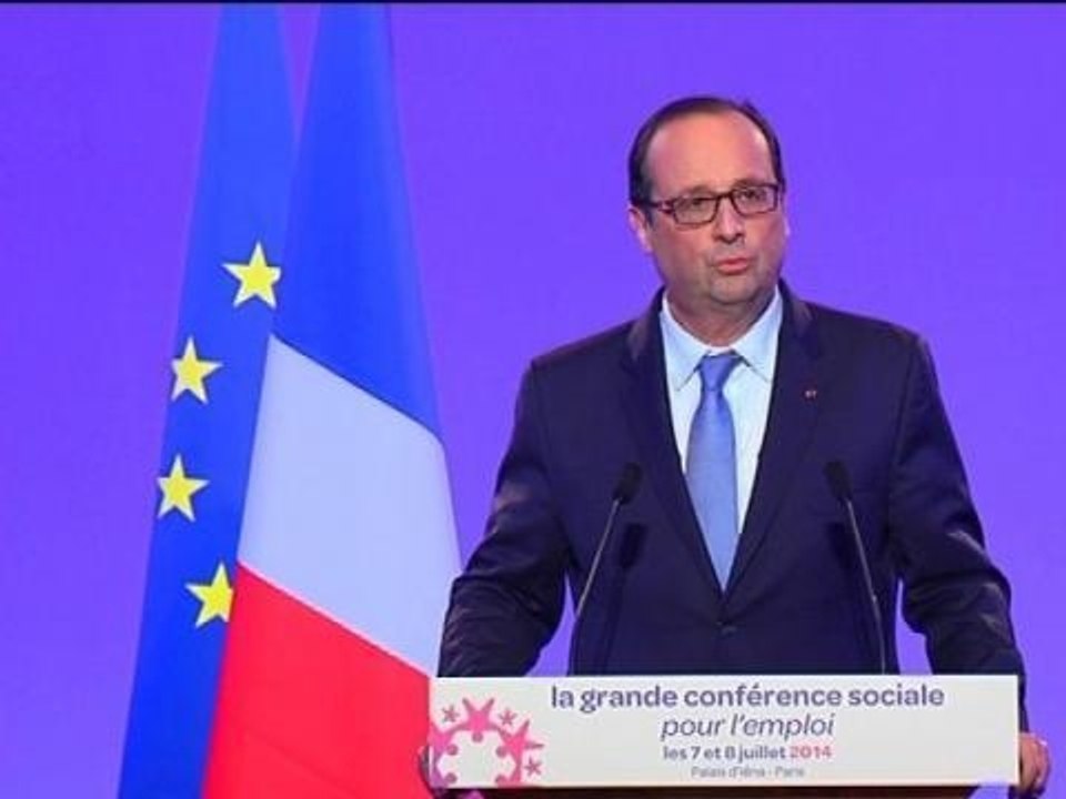 Hollande: Le dialogue social "ne peut pas être une perpétuelle surenchère" - 07/07