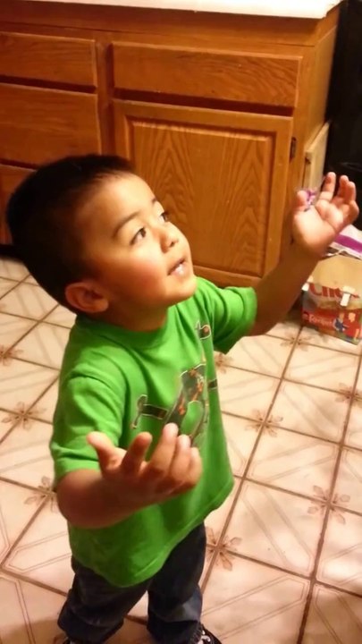 A 3 years old must argue and debate everything!