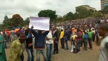 Protesters rally against government in Kenya