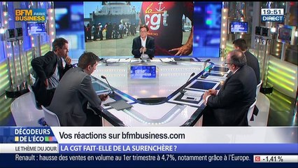 La CGT fait-elle de la surenchère ?, dans Les Décodeurs de l'éco - 07/07 3/5
