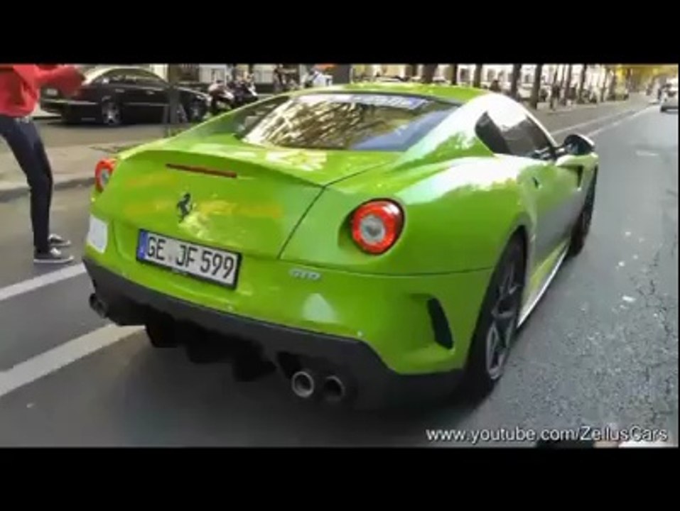 Ferrari tyre burn