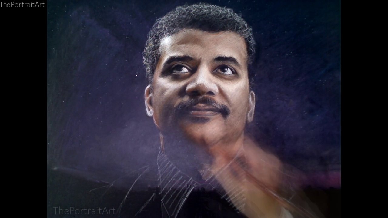 Drawing Neil degrasse Tyson