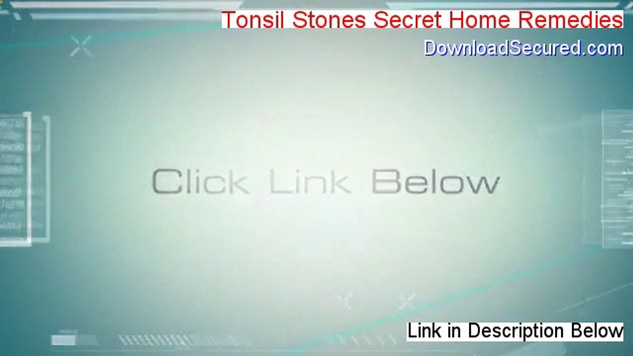 Tonsil Stones Secret Home Remedies Download PDF - Legit Download