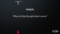 From the Lost Nixon Tapes: “Girls Don’t Swear?”