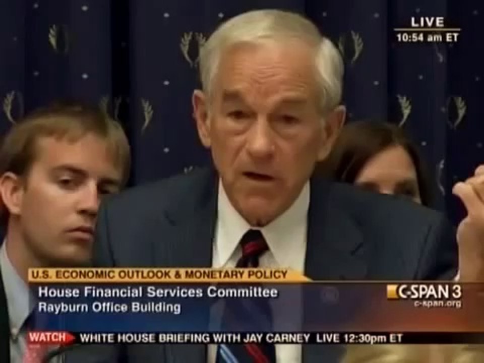 Is Gold Money - Ron Paul vs Bernanke