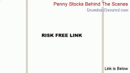 Penny Stocks Behind The Scenes Reviews [Video Review]