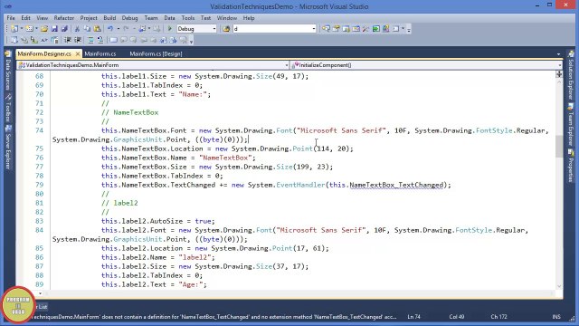 C# Adding Validations to your Data entry forms In Urdu