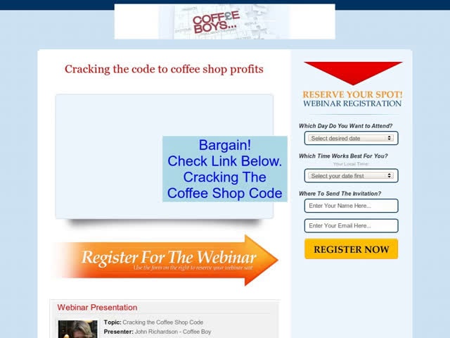 Discount on Cracking The Coffee Shop Code