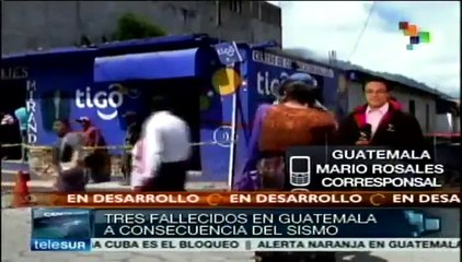 Severos daños materiales en Guatemala tras sismo