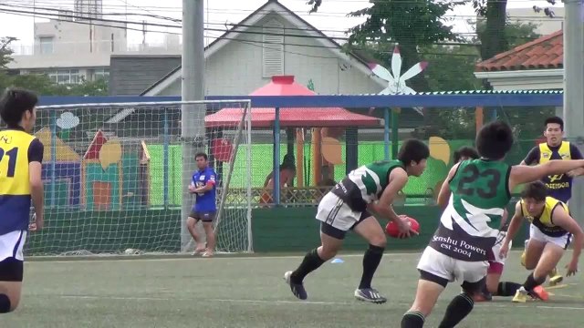 ポセイドンズ対 パワーズ [第1Q] POSEIDONS vs POWERS - 2014 AFL JAPAN TOP LEAGUE