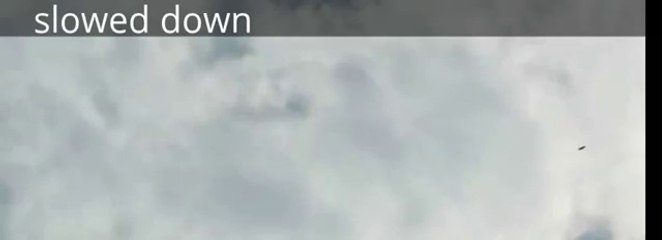 Are UFO watching us 24/7:Slowed Down UFO watch at 12 s