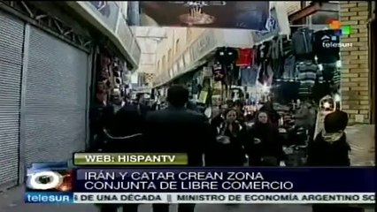 Irán y Qatar crean zona conjunta de libre comercio