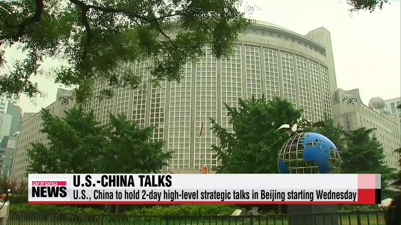 U.S., China to hold high-level strategic talks in Beijing