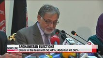 Ghani leads in Afghanistan presidential polls prelim. count