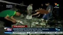 Bombardeo israelí deja nueve palestinos heridos en la Franja de Gaza