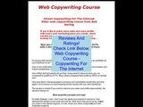 Discount on Web Copywriting Course - Copywriting For The Internet