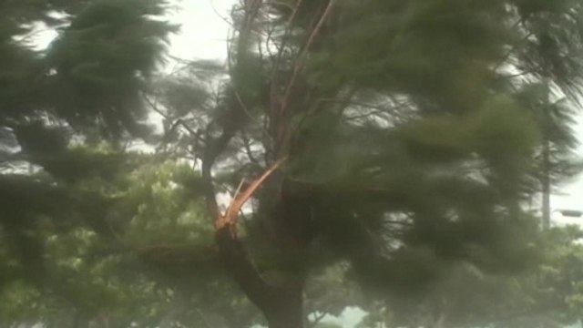 Typhoon Neoguri slams in to Okinawa