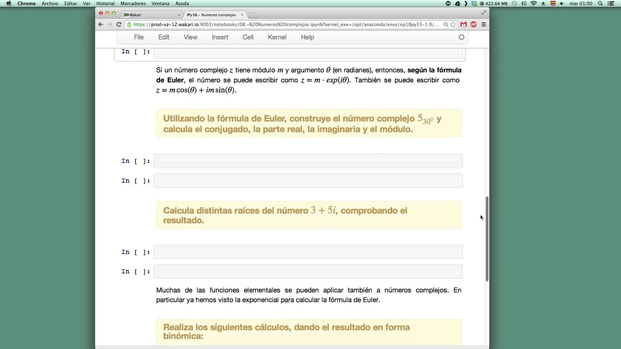 08 Python y Matemáticas. Números complejos