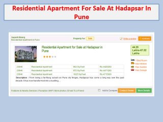 New Properties for sale in Hadapsar