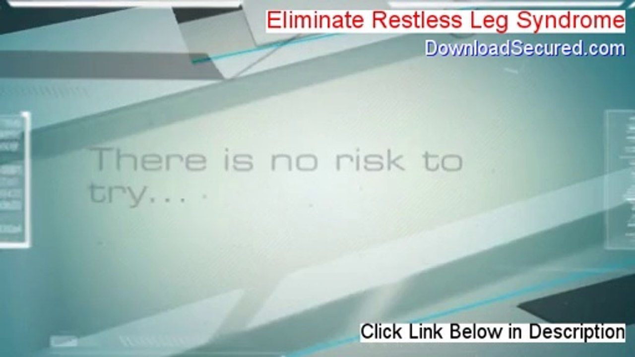 Eliminate Restless Leg Syndrome PDF Free - eliminate restless leg syndrome ebook 2014
