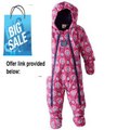 Cheap Deals Jojo Maman Bebe Baby-Boys Newborn Padded Fleece Lined Pramsuit Snowsuit Review