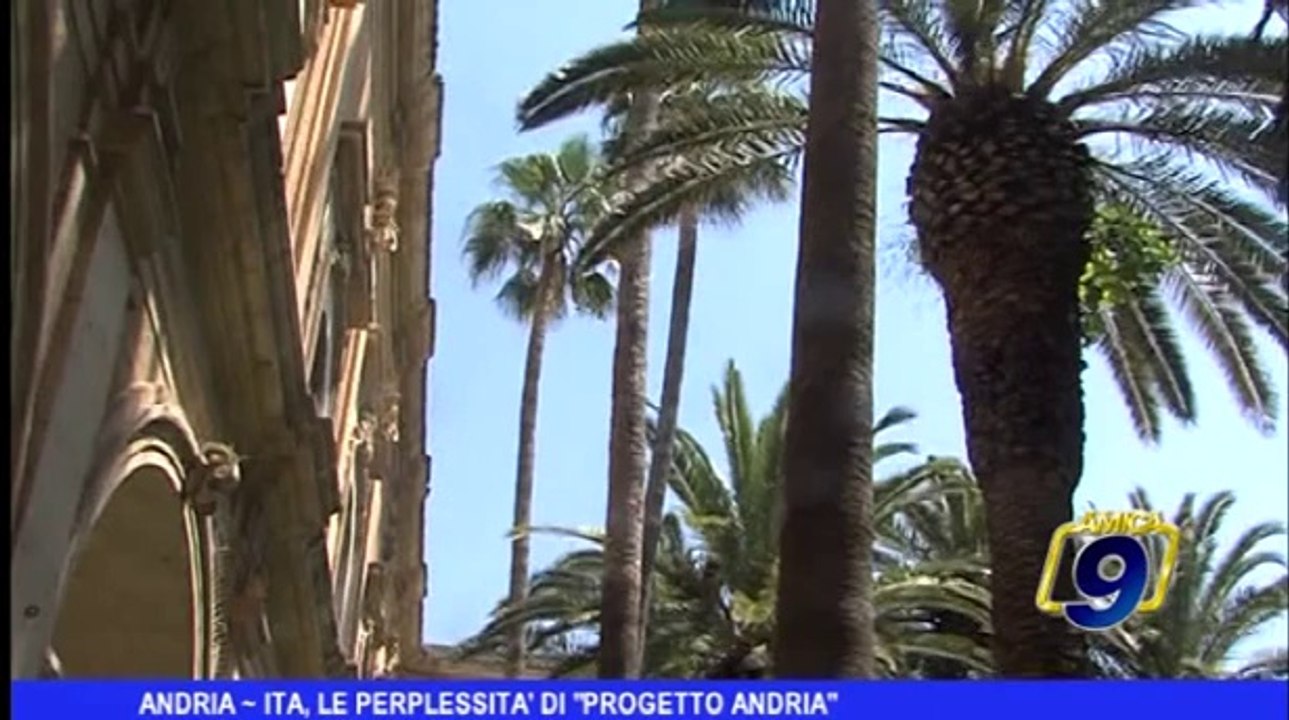 Andria | ITA, le perplessità di "progetto Andria"