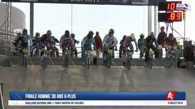 Finale Homme 30 ans et plus Challenge National BMX Saint-Quentin-En-Yvelines