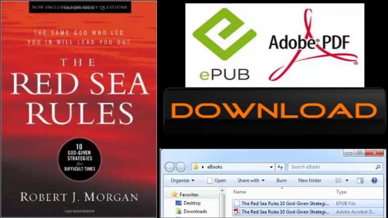 [FREE eBook] The Red Sea Rules: 10 God-Given Strategies for Difficult Times by Robert J. Morgan