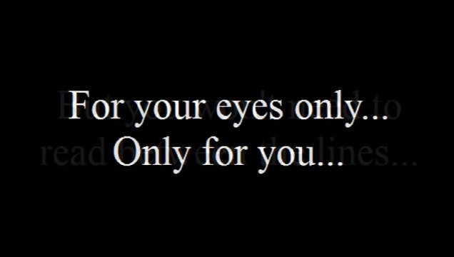 Sheena Easton For Your Eyes Only with Lyrics (James Bond For Your Eyes Only Theme Song)