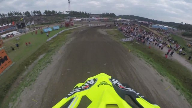 GoPro HD Antonio Cairoli Moto 1 FIM World Motocross Championship Uddevalla, Sweden