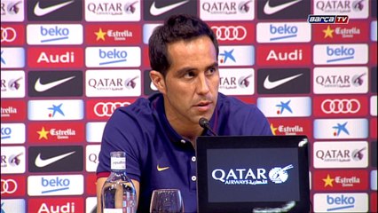 Presentación de Claudio Bravo: "Es un orgullo tremendo"