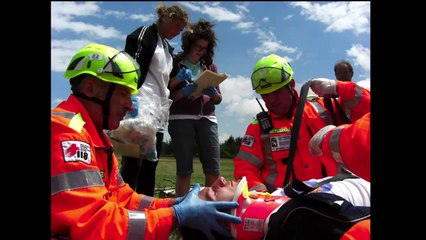Verrayes (AO) - Emergency Rapy 2014 gli scenari dell'esercitazione (28.06.14)