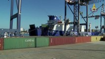 Gioia Tauro (RC) - Trasporto container armi chimiche -1- (07.07.14)