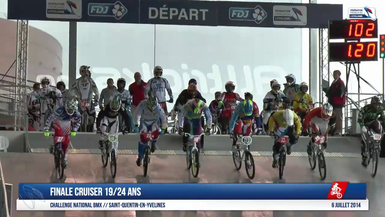 Finale Cruiser 19/24 ans Challenge National BMX Saint-Quentin-En-Yvelines