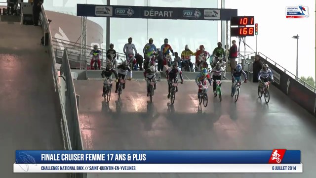 Finale Cruiser Femme 17 ans et plus Challenge National BMX Saint-Quentin-En-Yvelines
