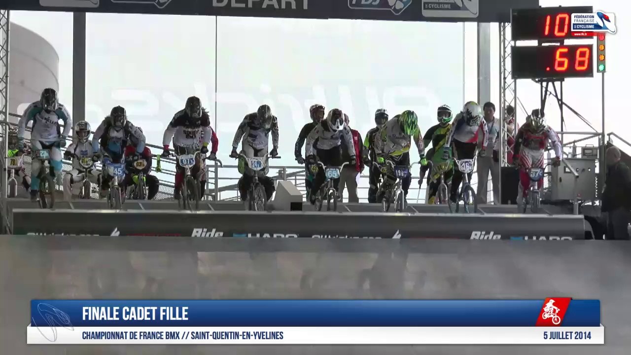 Finale Cadet Fille Championnat de France BMX Saint-Quentin-En-Yvelines