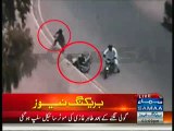 CCTV Footage Of ASI Tahir Ghazi Killed In Karachi