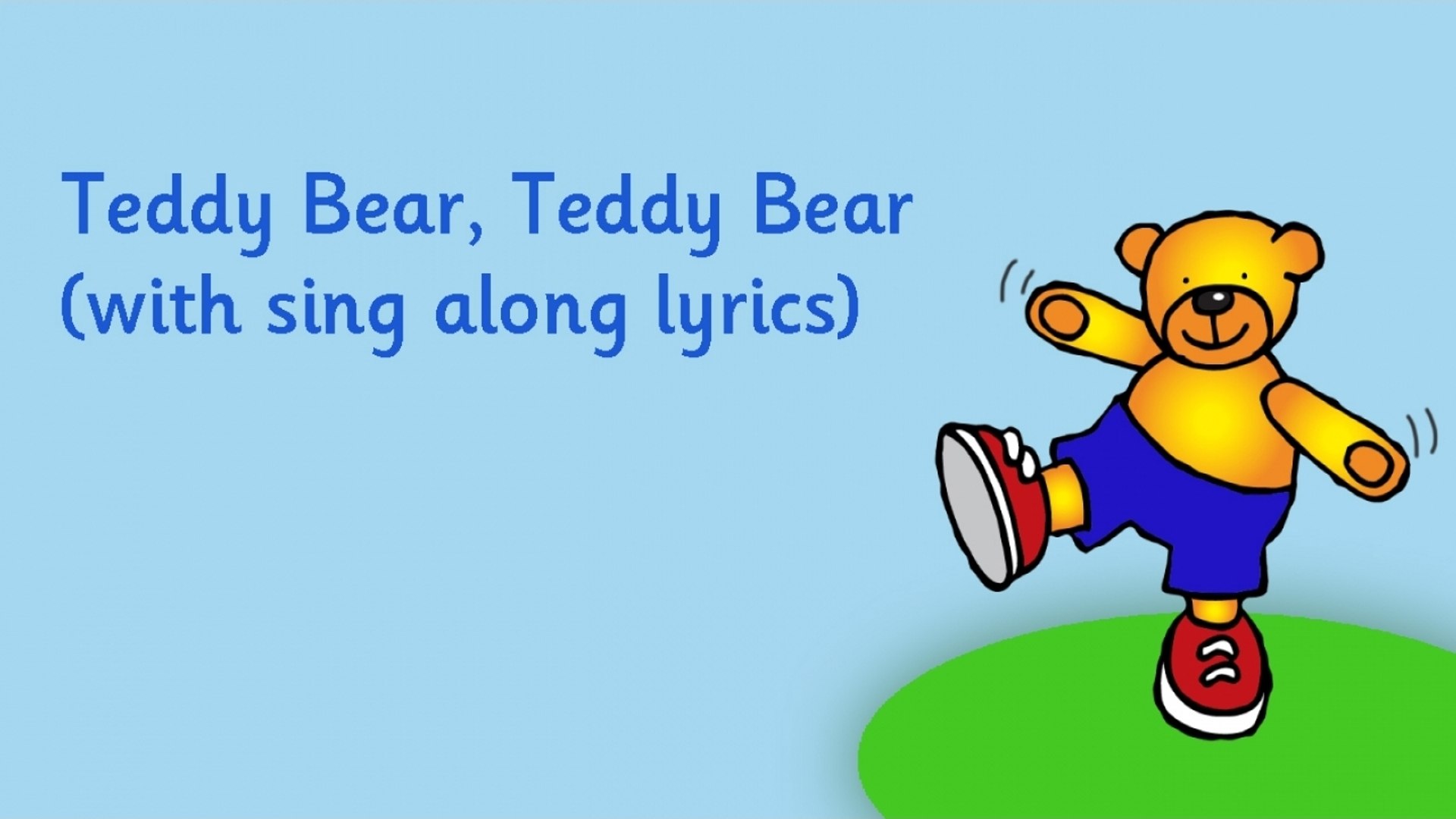 Kidzone - Teddy Bear, Teddy Bear - Vidéo Dailymotion
