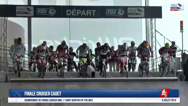 Finale Cruiser Cadet Championnat de France BMX Saint-Quentin-En-Yvelines