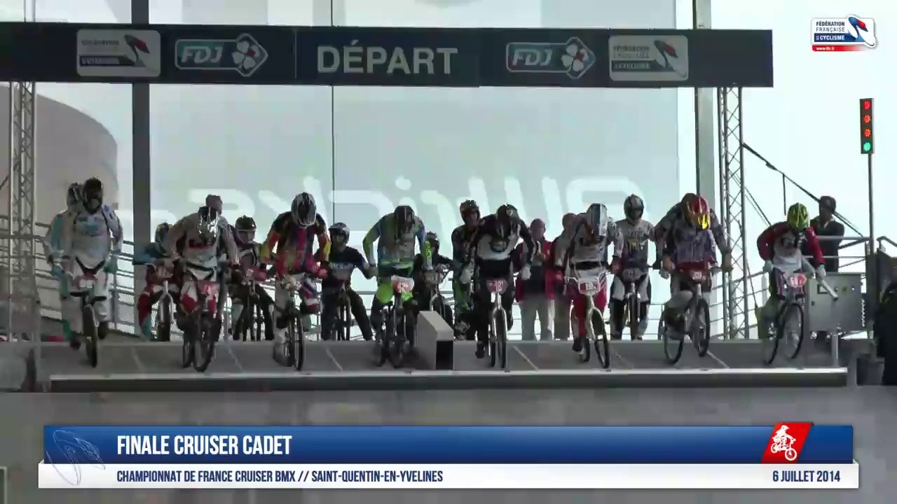 Finale Cruiser Cadet Championnat de France BMX Saint-Quentin-En-Yvelines