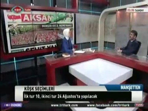 Ak Parti Genel Bşk. Yrd. Dr. Nureddin NEBATİ, AKM’den Başörtüsü Kararı, Cumhurbaşkanlığı Seçimleri