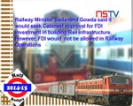 Major 5 Announcements Of Rail Budget