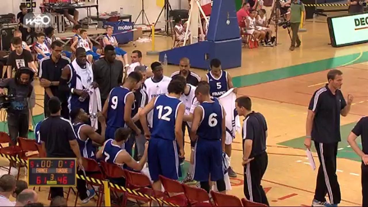 BASKET - FINALE DU TOURNOI DE LA JEUNE GARDE :France - Turquie (partie 2)