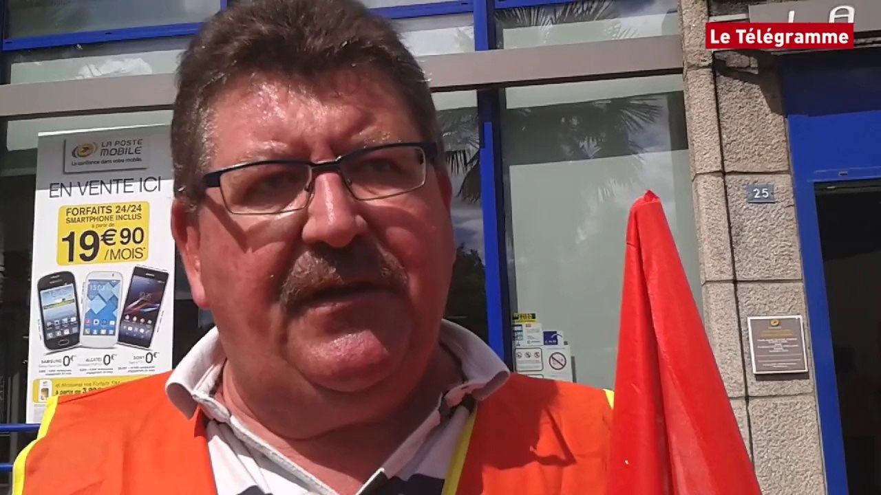 Vannes. Les facteurs de Bubry et Questembert manifestent