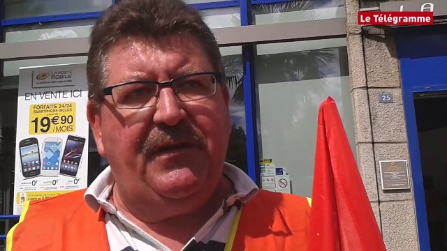 Vannes. Les facteurs de Bubry et Questembert manifestent