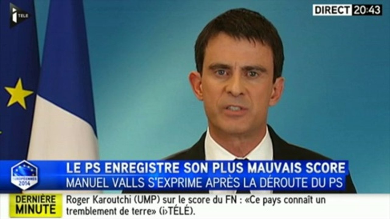 "Nous vivons un moment grave" pour Manuel Valls
