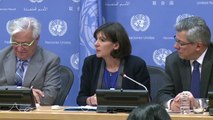 Première conférence à l'ONU pour Anne Hidalgo