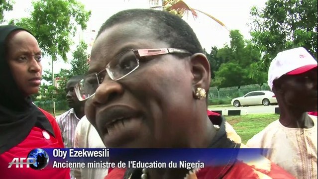 Nigéria: manifestation contre les enlèvements de Boko Haram